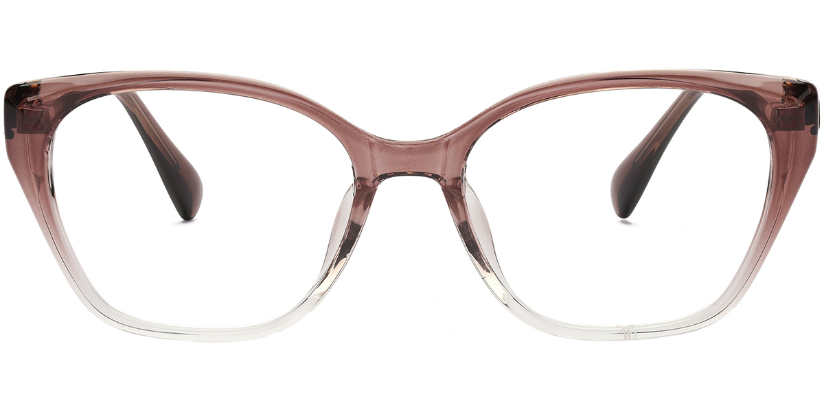 Acetate Square Frame gradient_brown