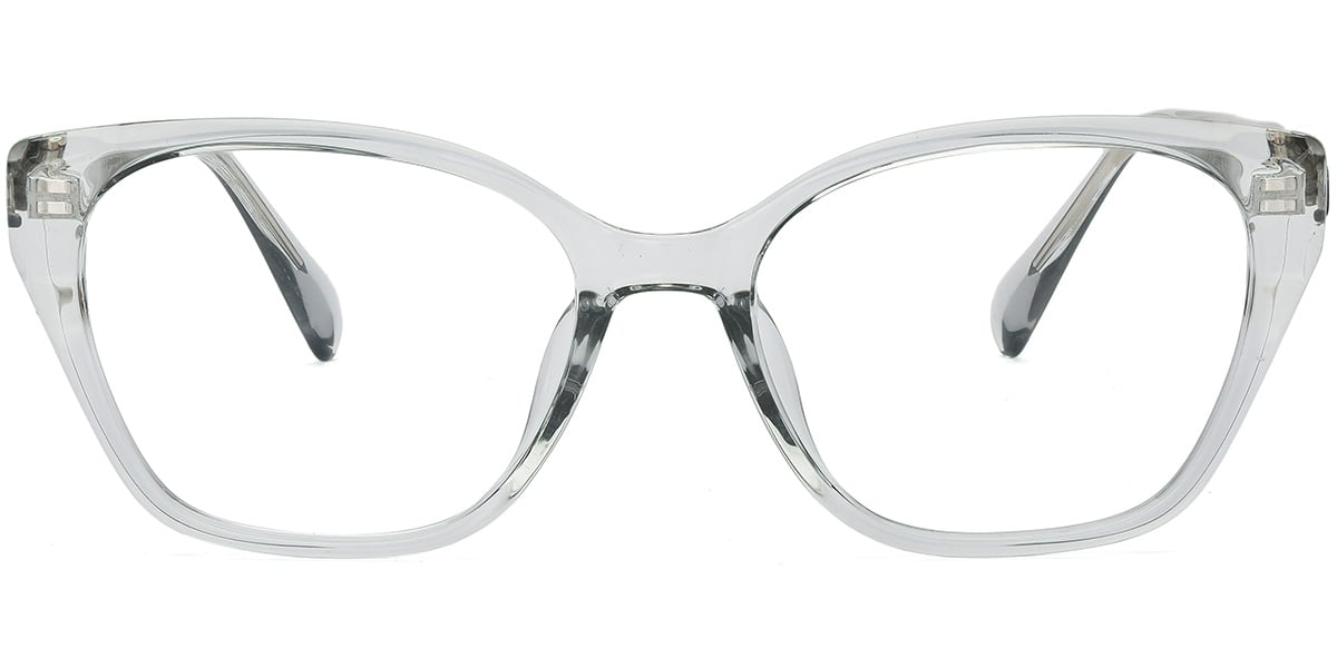 Acetate Square Frame translucent-grey