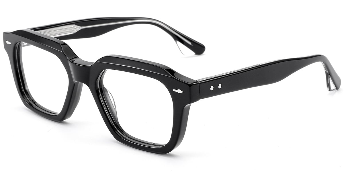 Acetate Square Frame black
