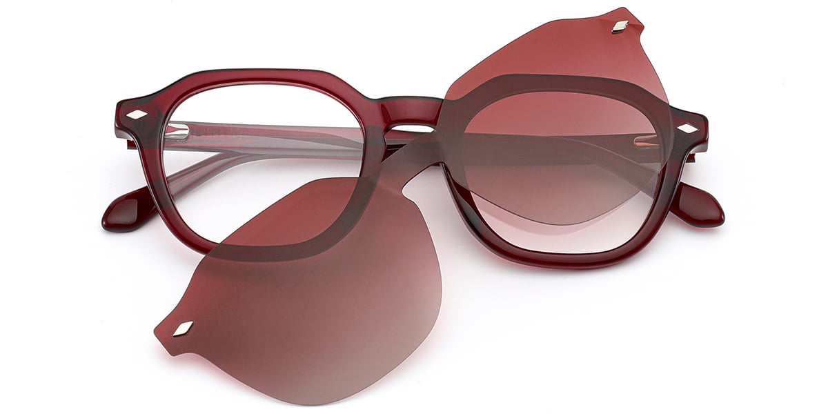 Acetate Square Frame F9086