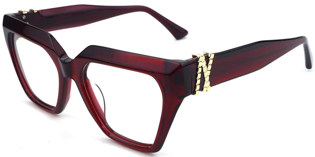 Acetate Square Frame F9156