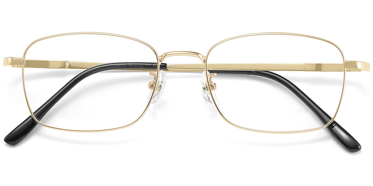 Acetate Rectangle Frame gold
