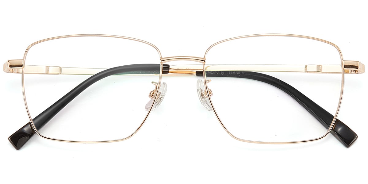 Acetate Rectangle Frame gold