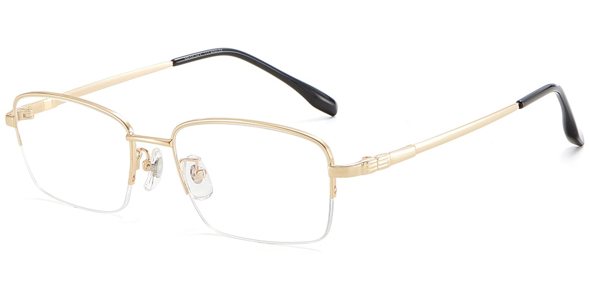 Acetate Rectangle Frame gold