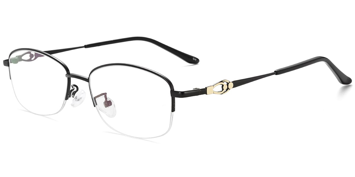 Acetate Oval Frame black