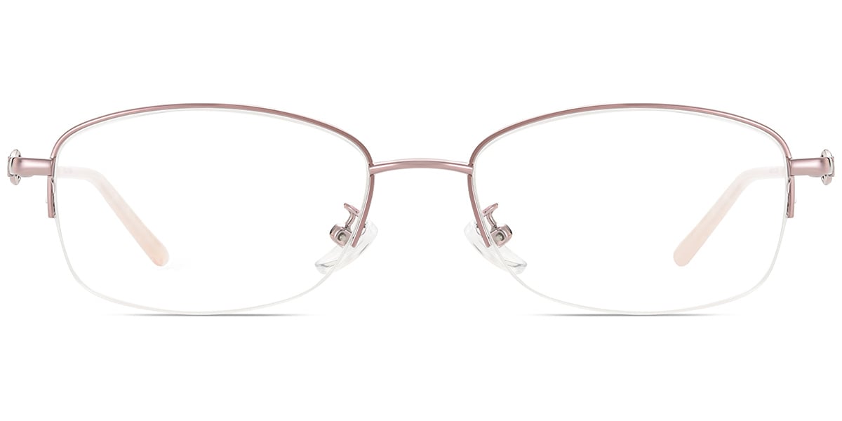 Acetate Oval Frame pink