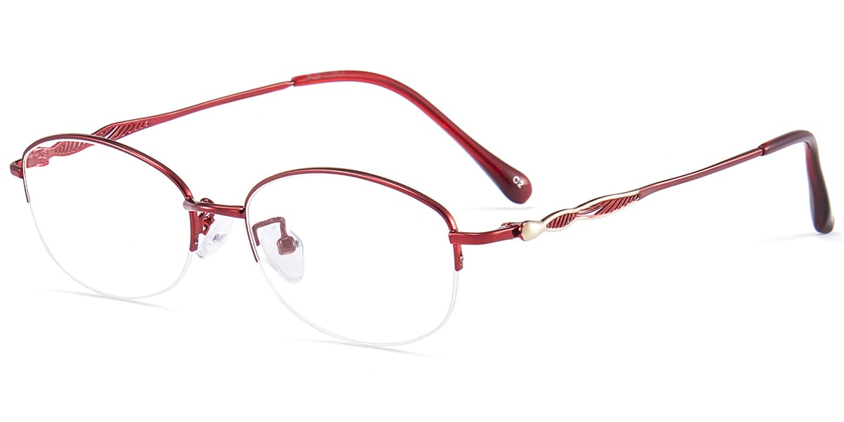 Acetate Oval Frame F9214