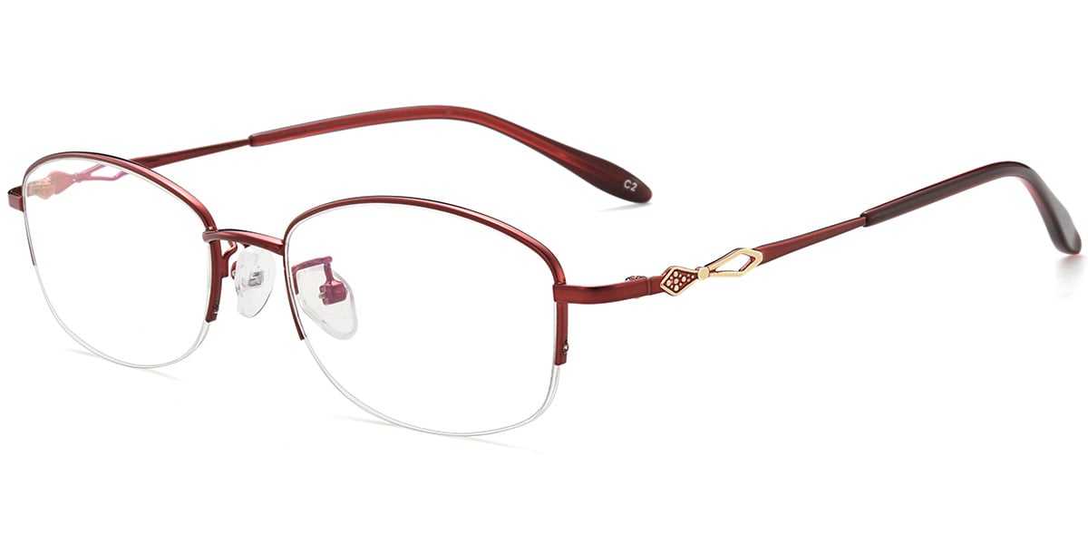 Acetate Oval Frame F9215