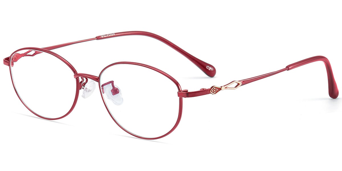 Acetate Oval Frame F9216