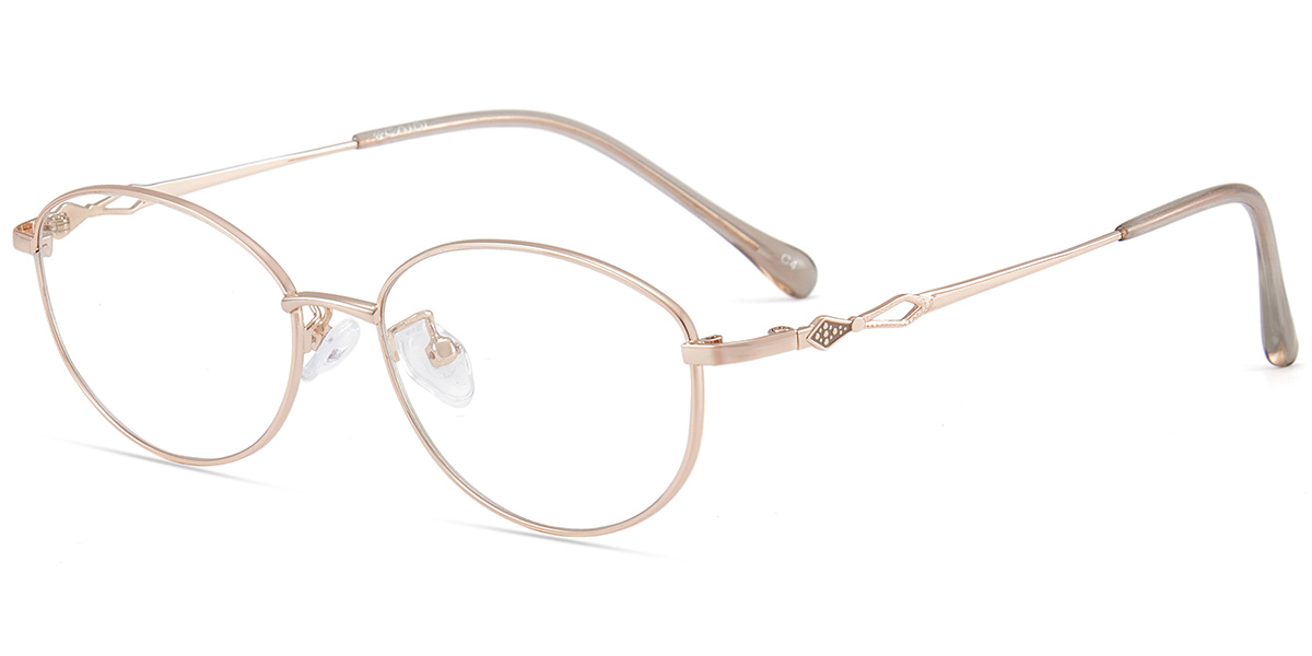 Acetate Oval Frame F9216