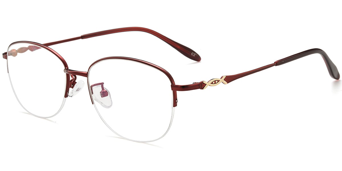 Acetate Oval Frame F9218