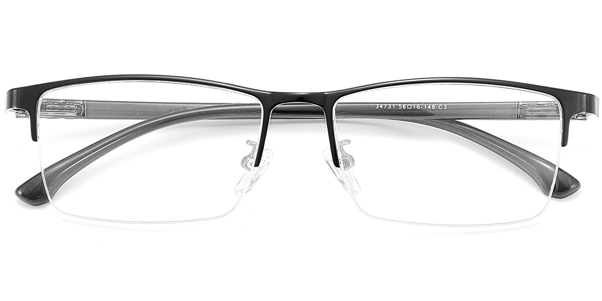 Rectangle Frame black-silver
