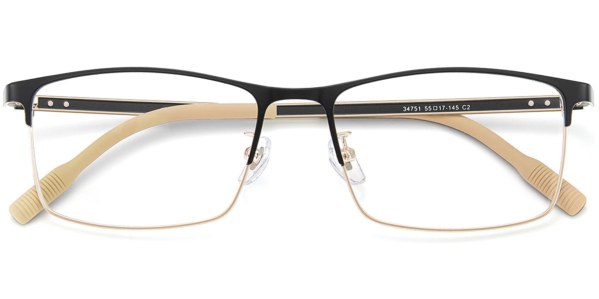 Rectangle Frame black-gold