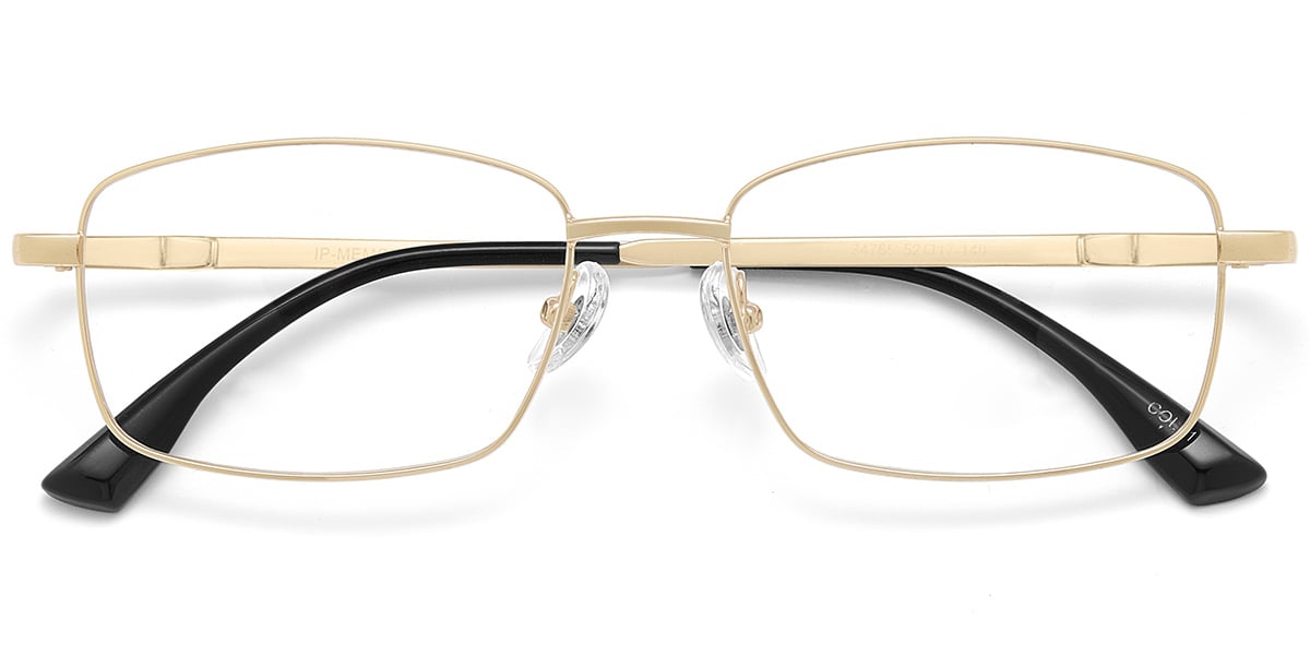 Acetate Rectangle Frame gold