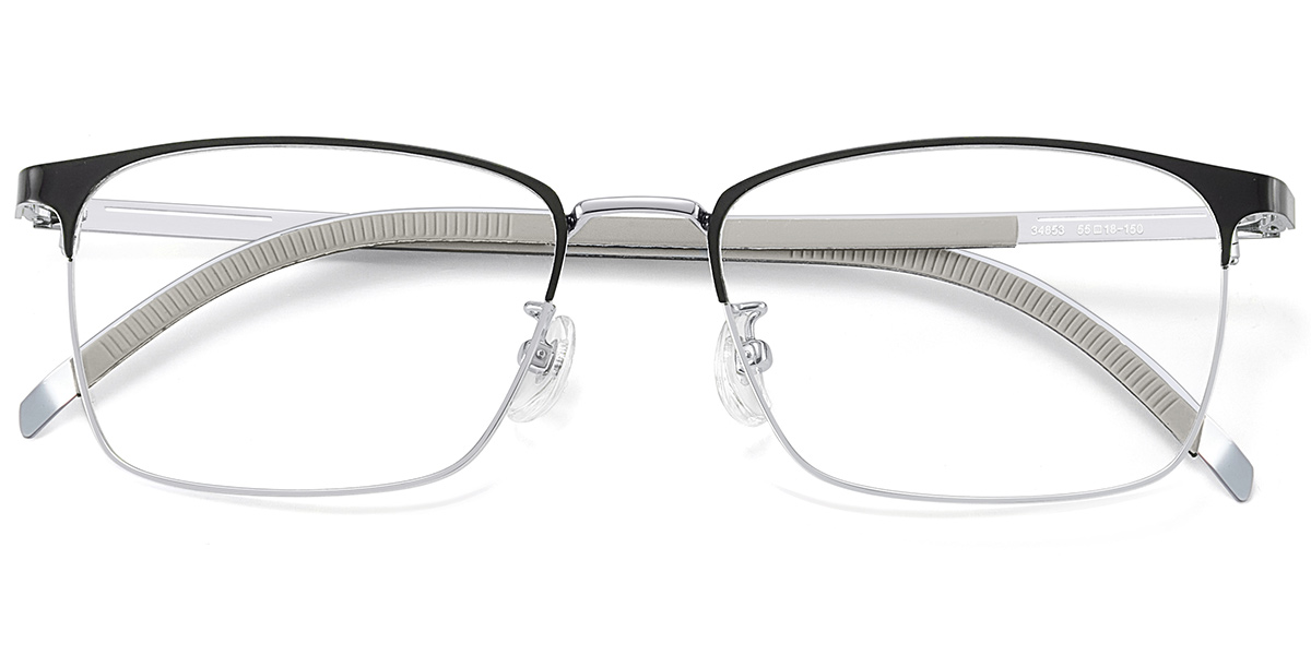 Rectangle Frame black-silver
