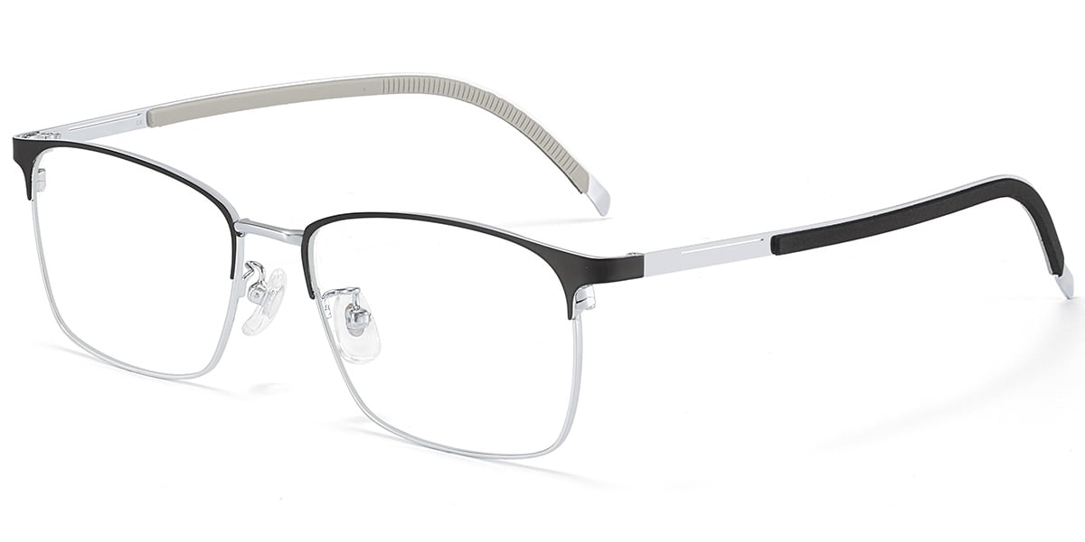 Rectangle Frame black-silver