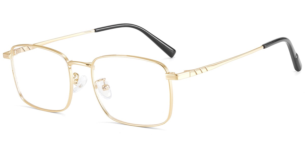 Acetate Rectangle Frame gold