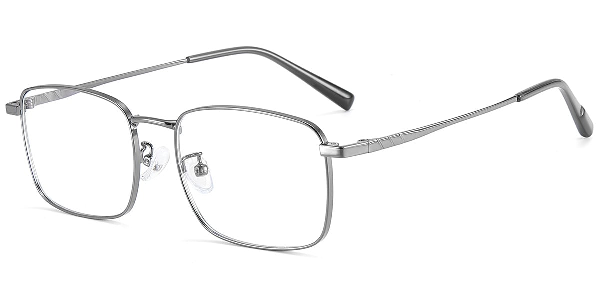 Acetate Rectangle Frame gun_metal