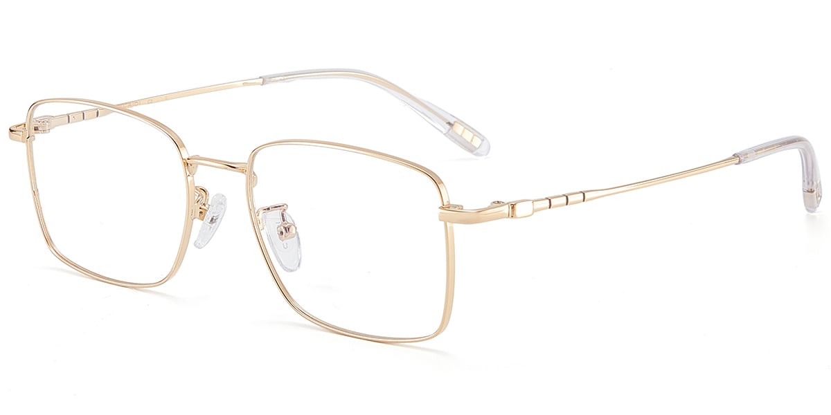 Acetate Rectangle Frame gold