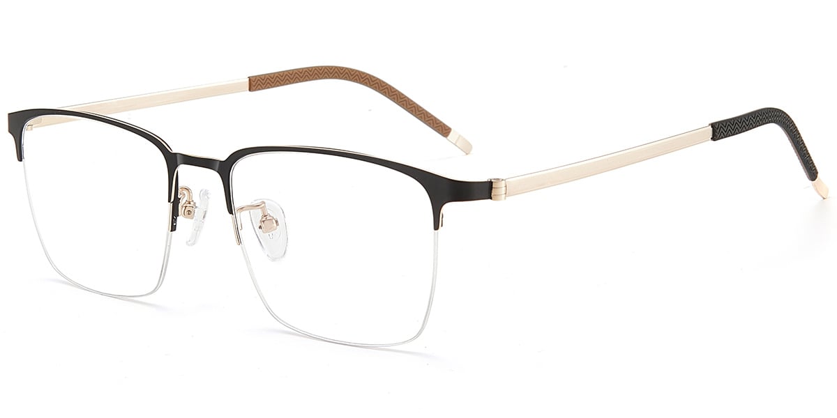 Square Frame black-gold