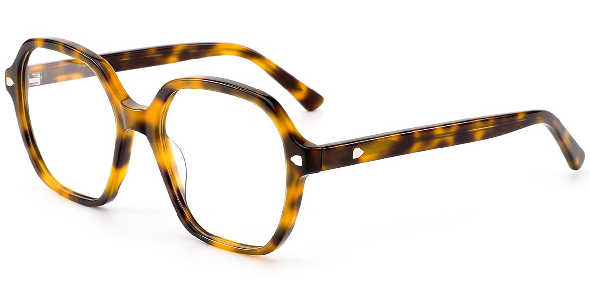 Acetate Square Frame tortoiseshell