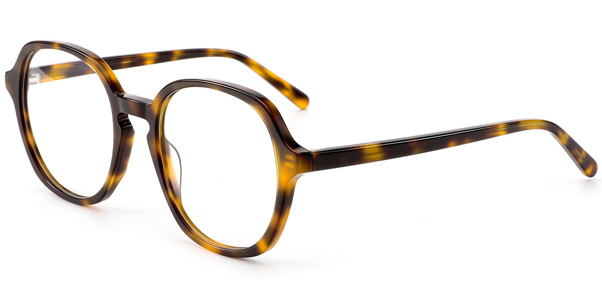 Acetate Square Frame tortoiseshell