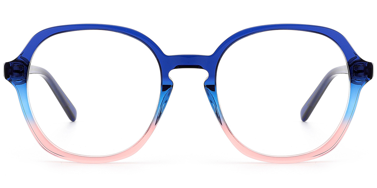 Acetate Square Frame gradient_blue