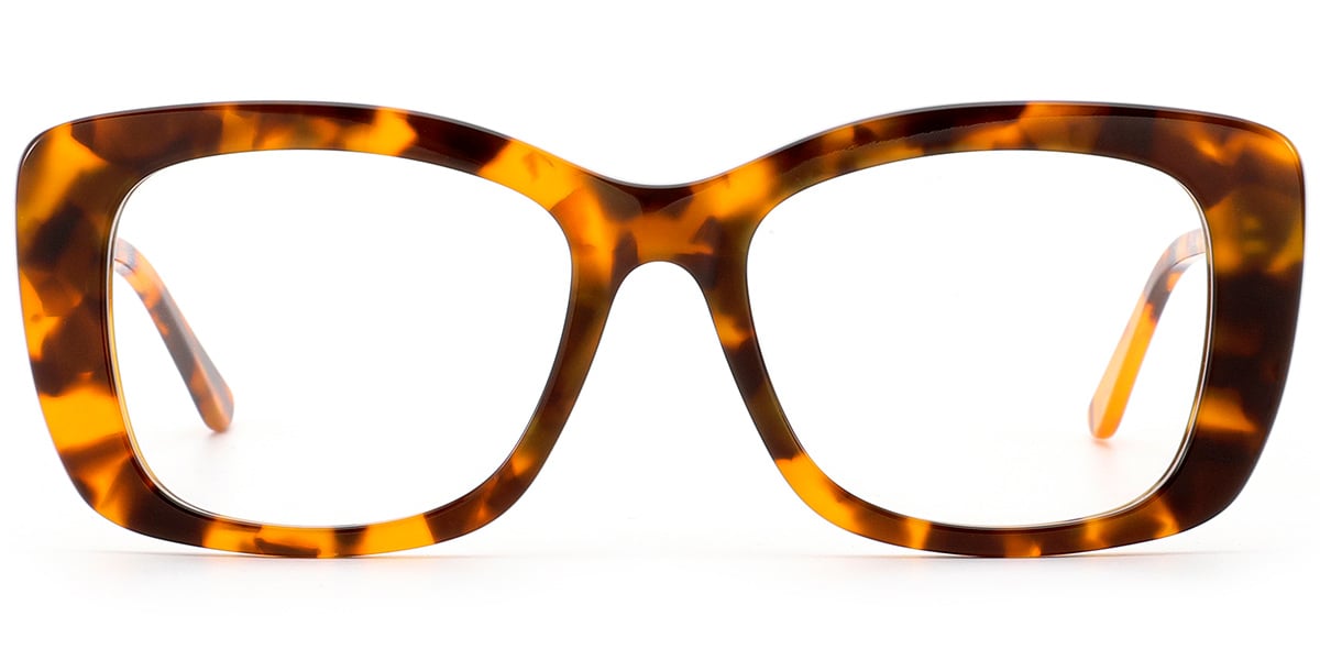 Acetate Geometric Frame tortoiseshell