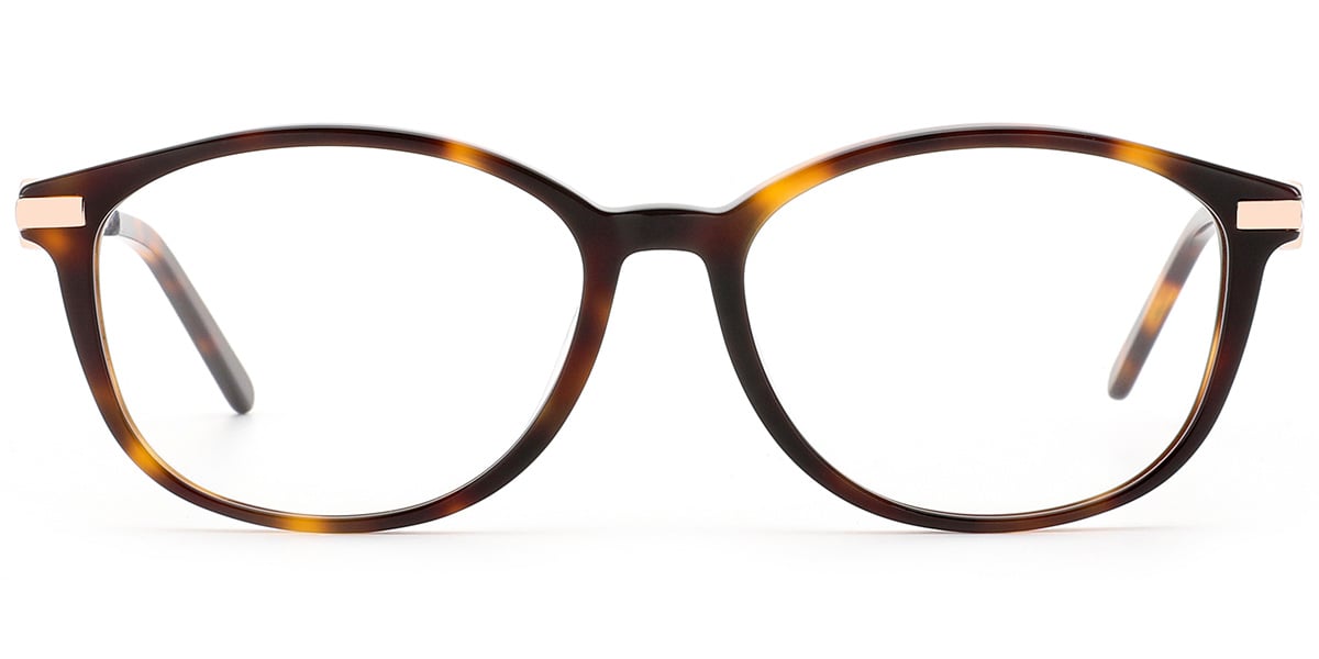 Acetate Oval Frame tortoiseshell