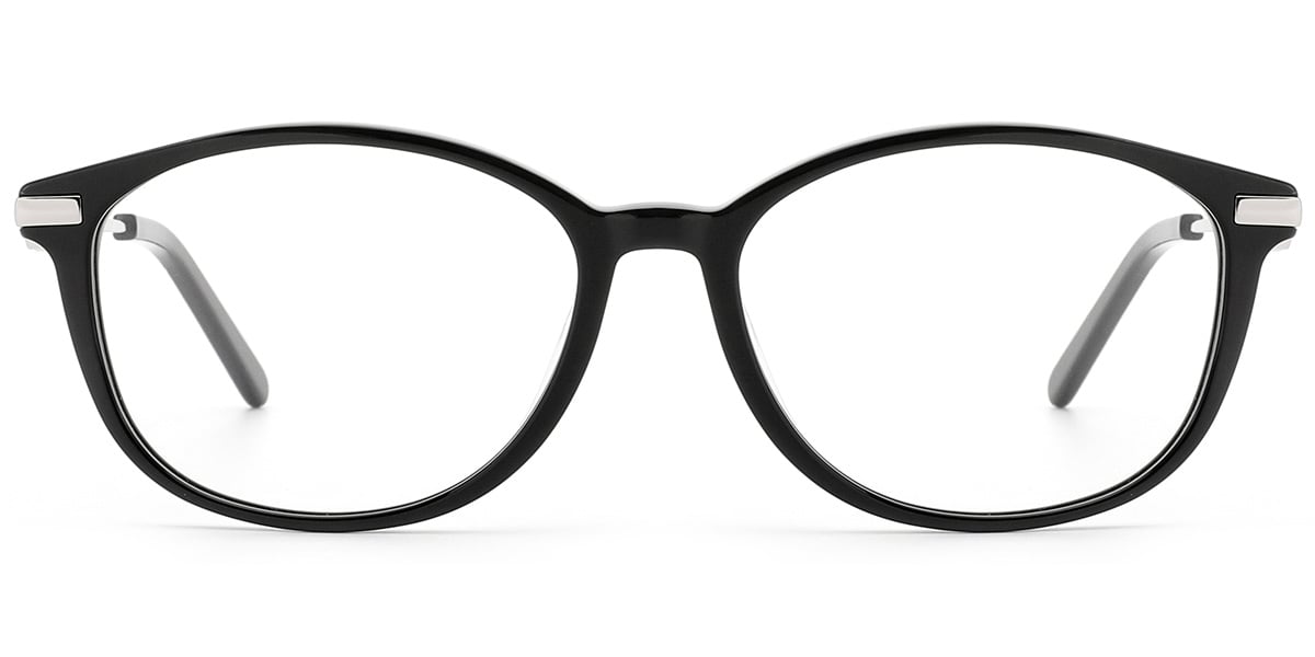 Acetate Oval Frame black