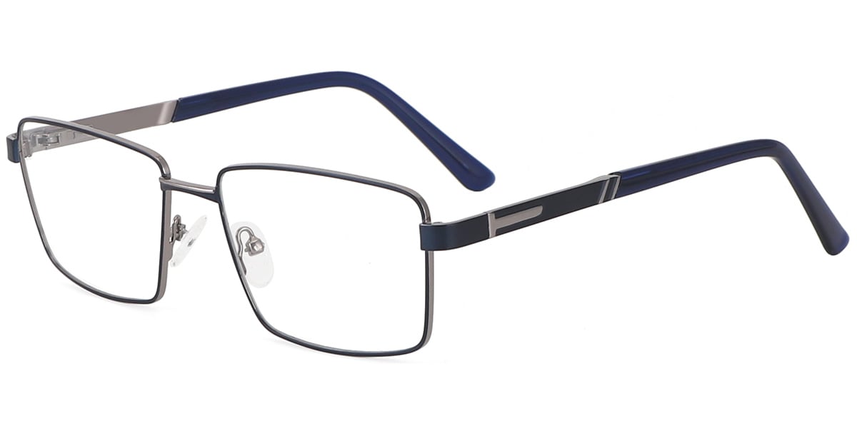 Acetate Rectangle Frame blue