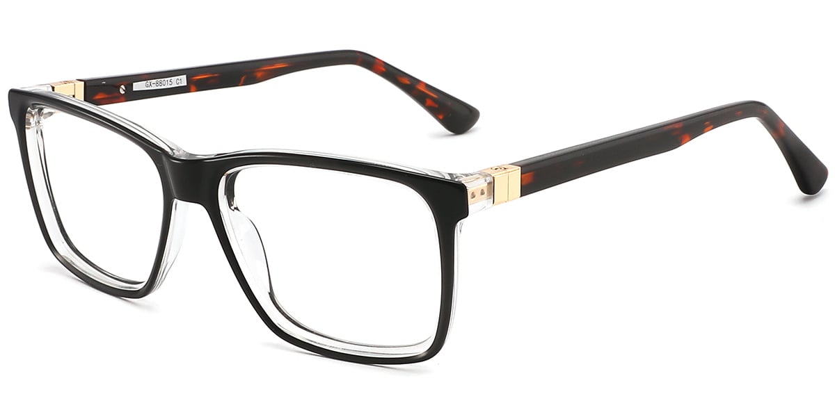 Acetate Square Frame black