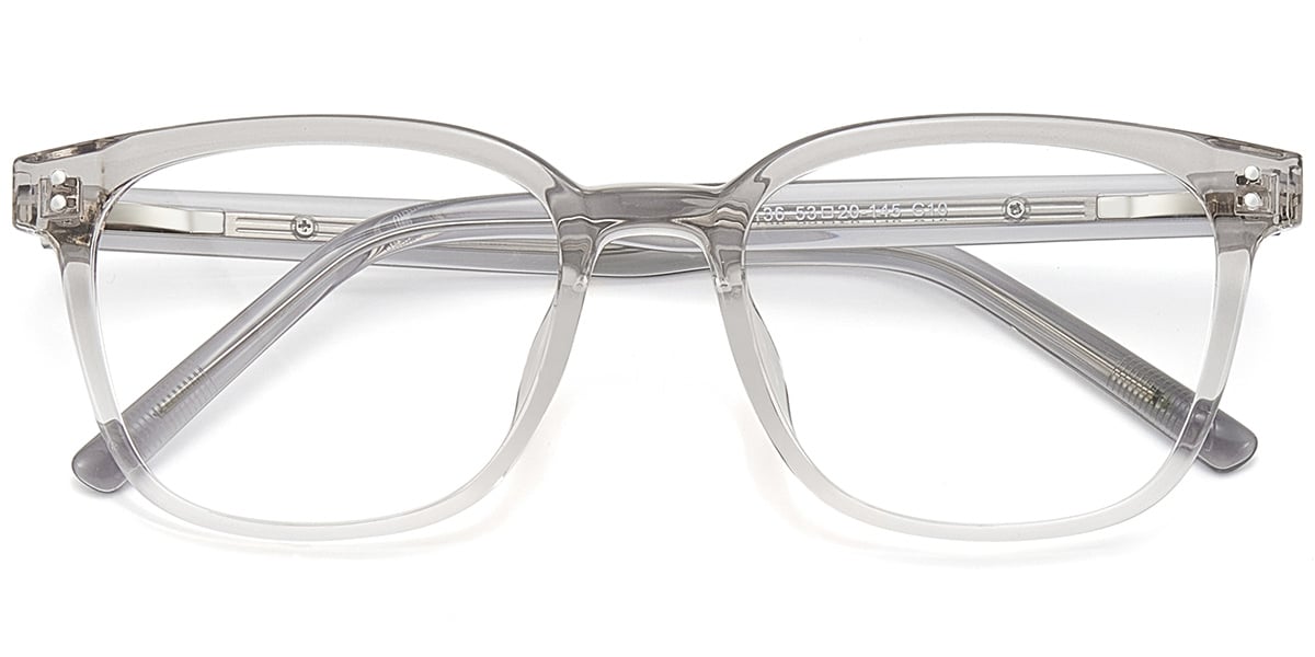 Acetate Square Frame gradient_grey