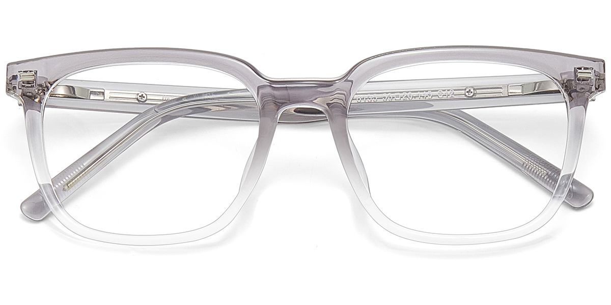 Acetate Square Frame gradient_grey