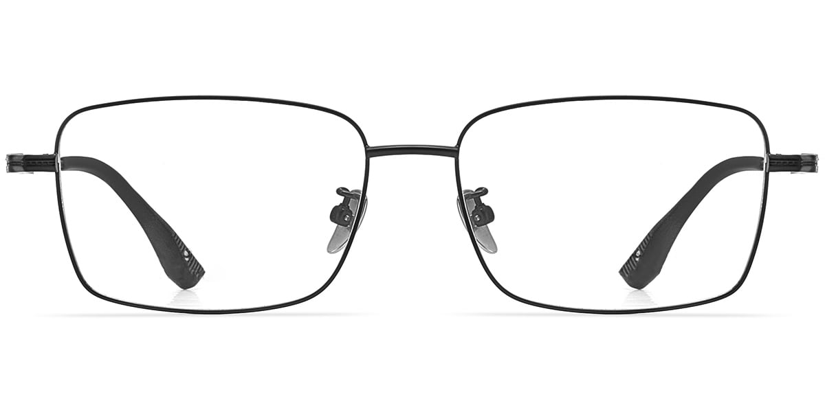 Acetate & Titanium Rectangle Frame F9446