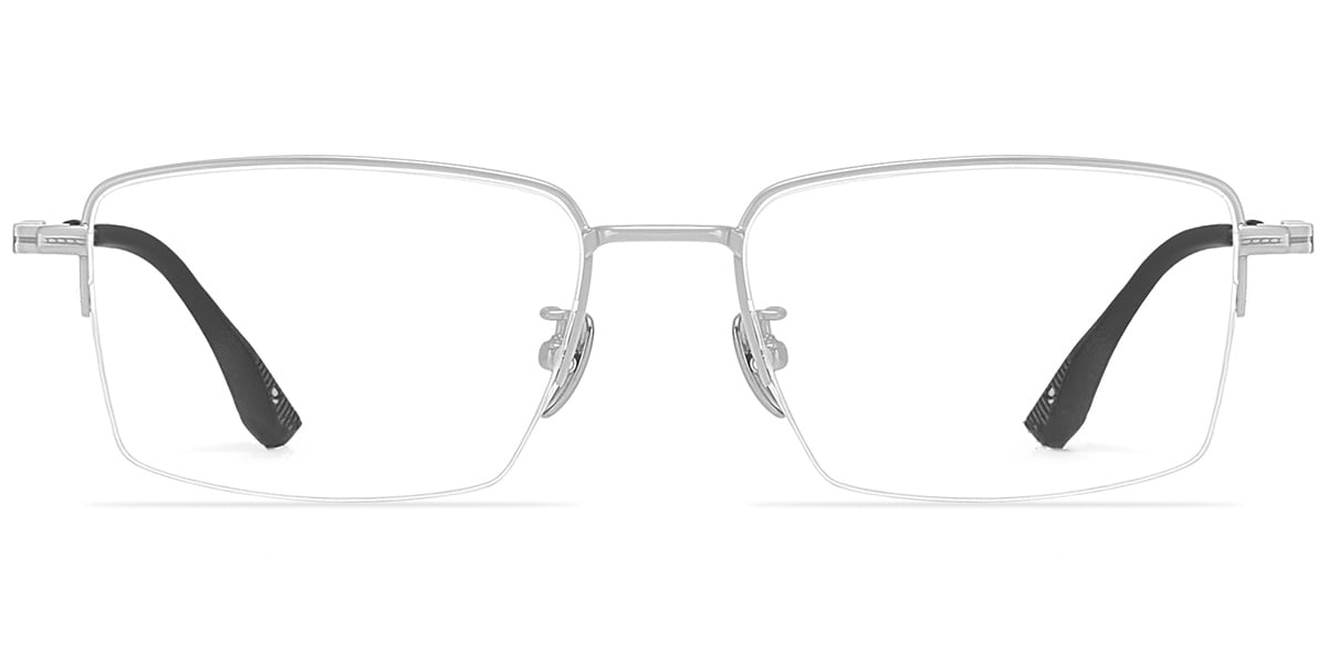 Acetate & Titanium Rectangle Frame F9447