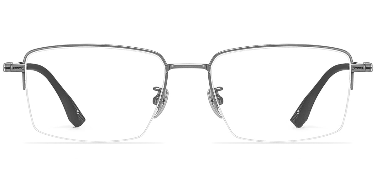 Acetate & Titanium Rectangle Frame F9447
