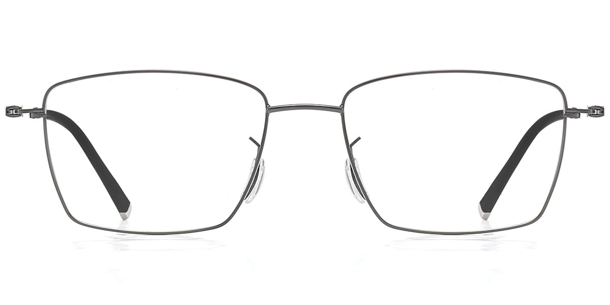 Acetate & Titanium Rectangle Frame F9449