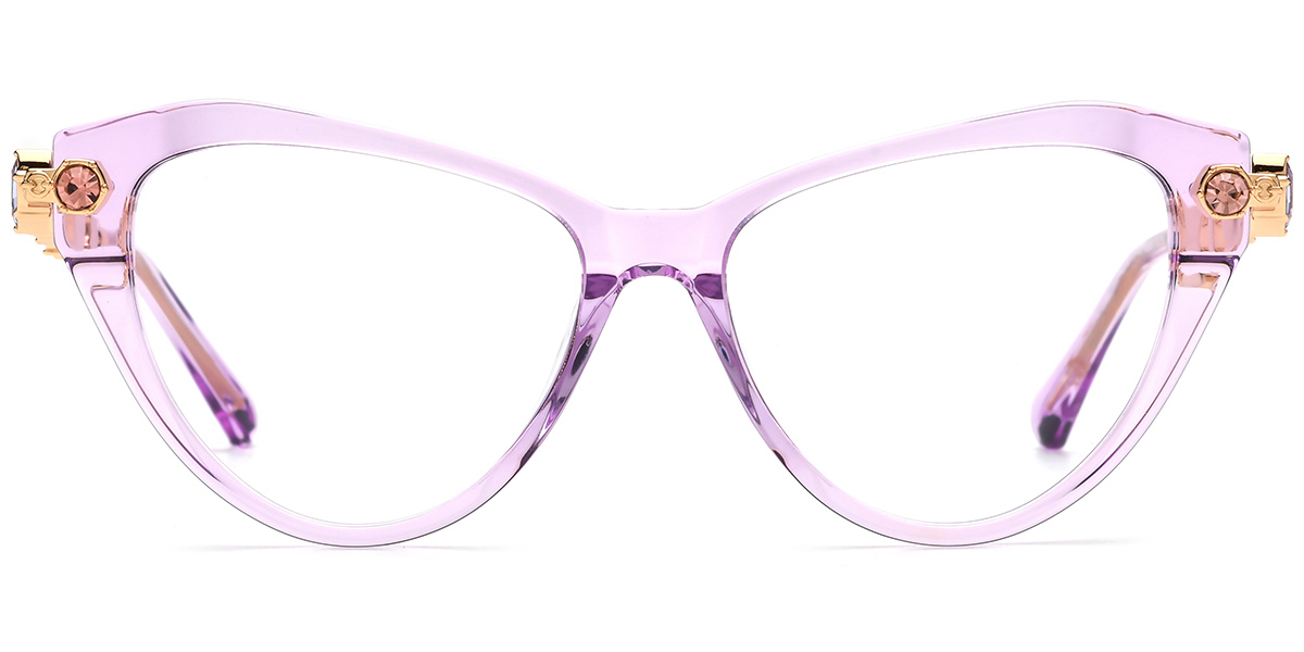 Acetate Cat Eye Frame F9651