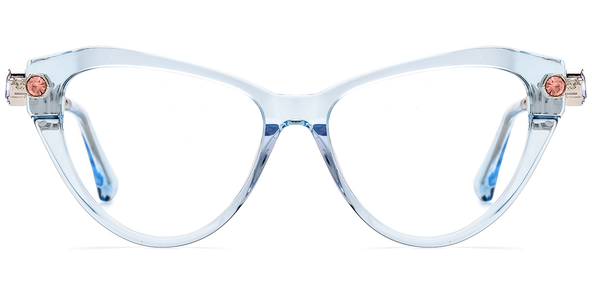 Acetate Cat Eye Frame F9651