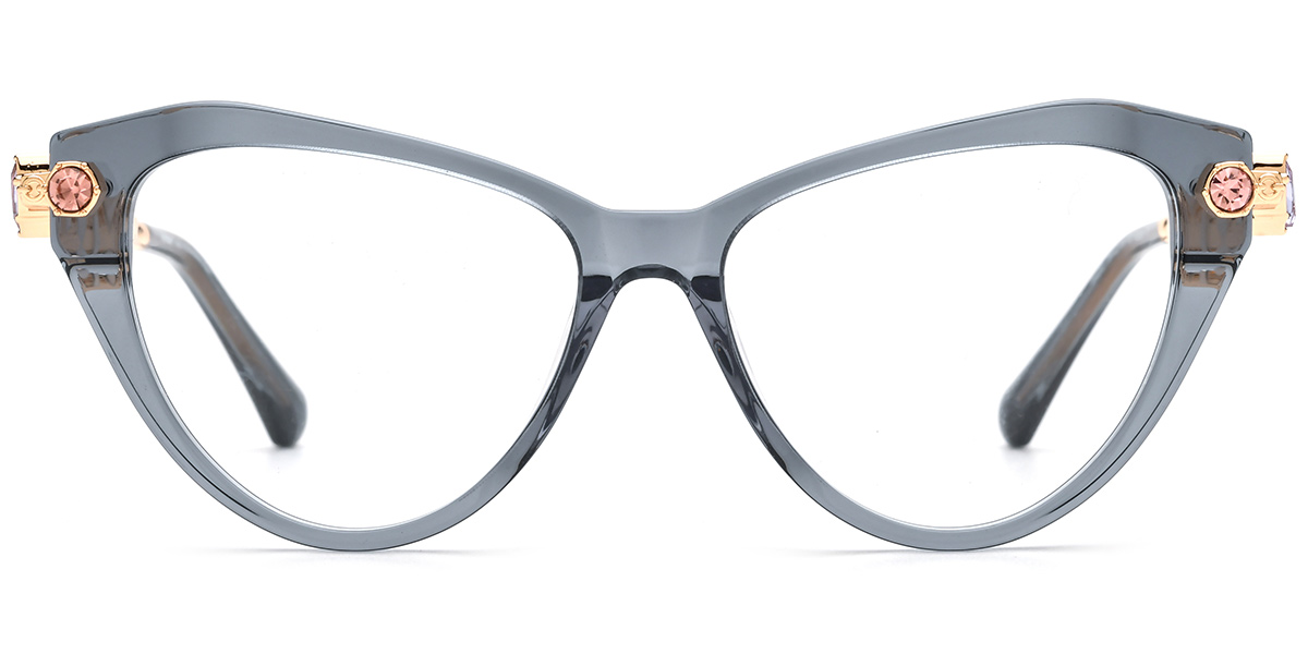 Acetate Cat Eye Frame F9651