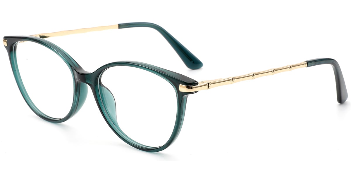 Acetate Cat Eye Frame green