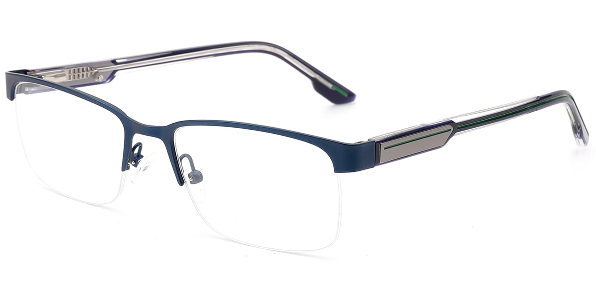 Acetate Rectangle Frame blue