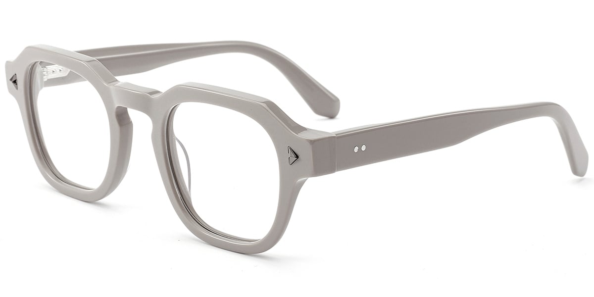Acetate Square Frame grey