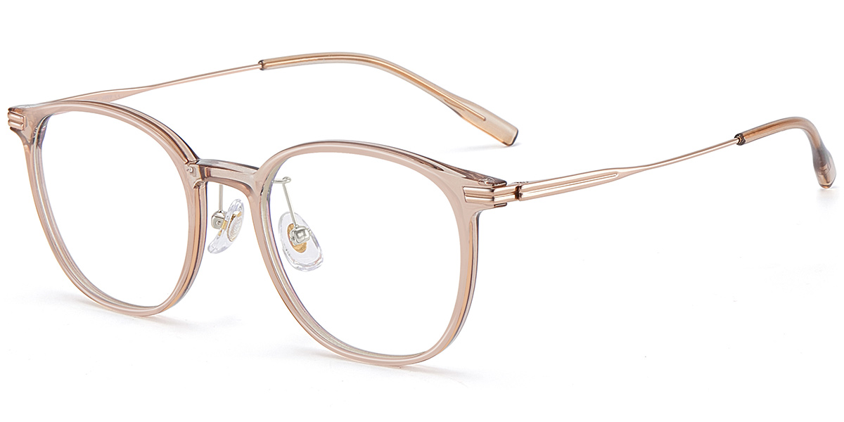 Titanium Square Frame translucent-brown
