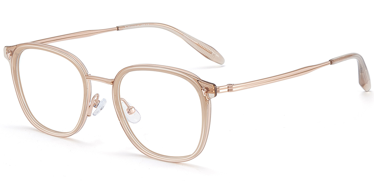 Titanium Square Frame translucent-brown