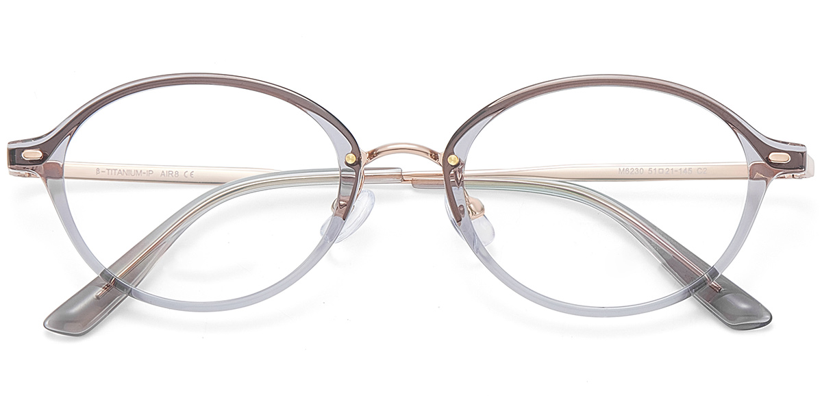 Titanium Oval Frame F9990