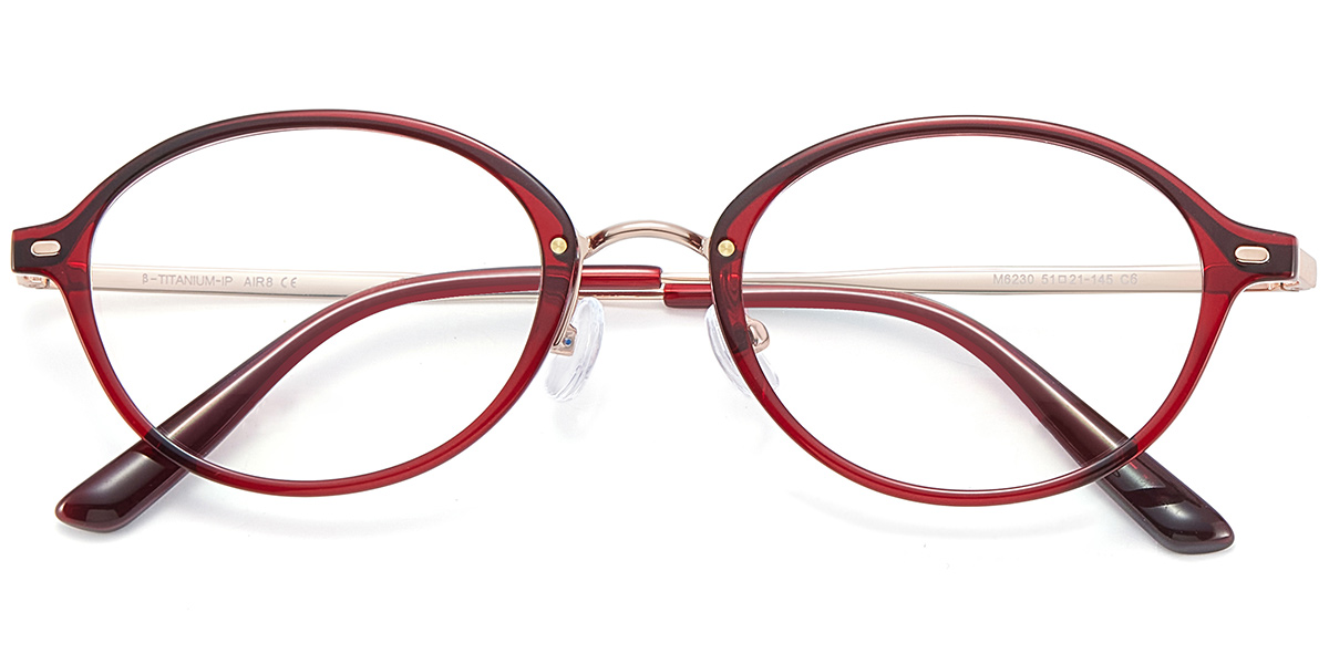 Titanium Oval Frame F9990