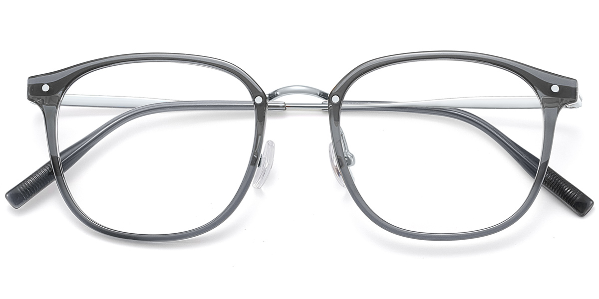 Acetate & Titanium Square Frame F9992