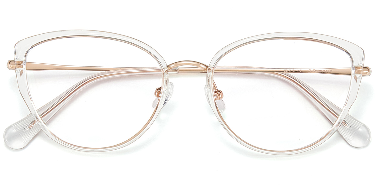 Acetate & Titanium Cat Eye Frame F9994